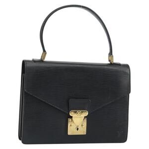 LOUIS VUITTON Epi Concorde Hand Bag Black M52132 LV Auth ep12387